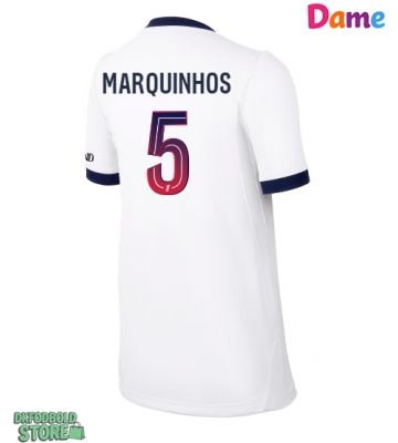 Paris Saint-Germain Marquinhos #5 Replika Udebanetrøje Dame 2026-27 Kortærmet